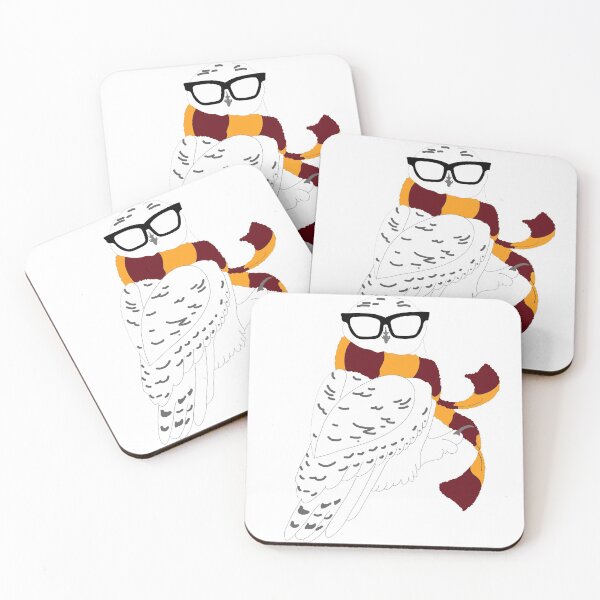 Item preview, Hipster Snowy Owl designed and sold by Wenby-Weaselbee.