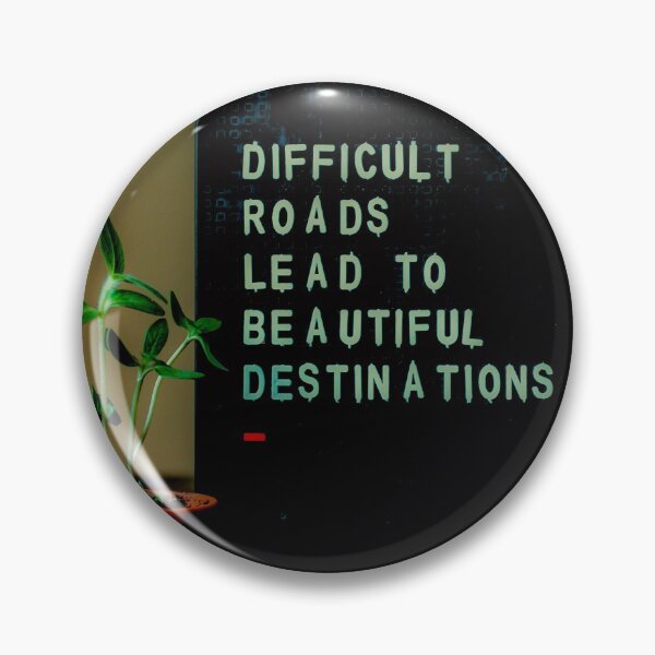 Item preview, Difficult roads lead to beautiful destinations poster designed and sold by JD369.