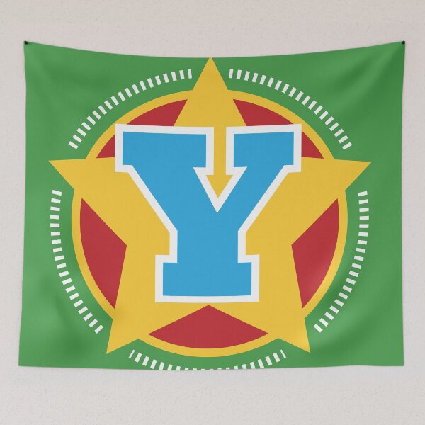 Item preview, Superhero Letter Y. Star and stripes designed and sold by mgulin.