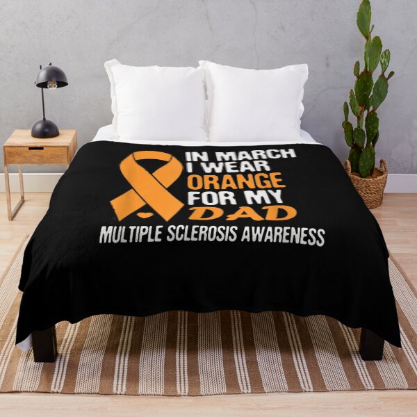Item preview, In March I Wear Orange For My Dad Multiple Sclerosis designed and sold by dannareyansh.