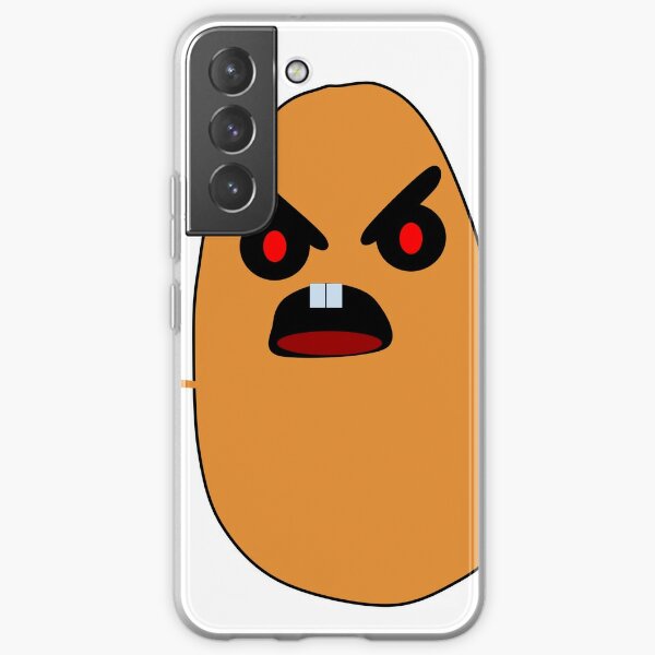 A  angry potato Holding his heart. Samsung Galaxy Soft Case