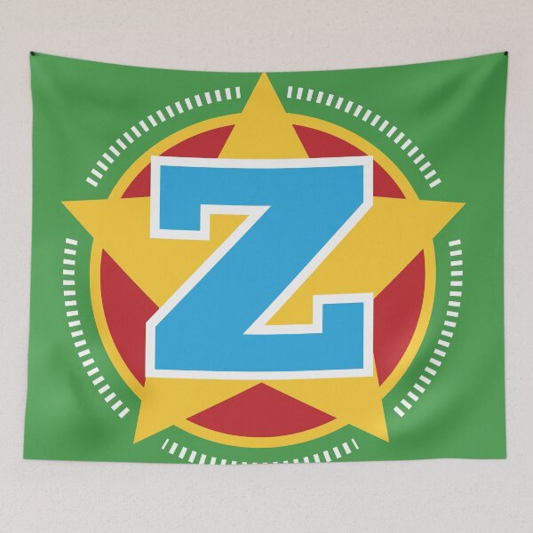 Item preview, Superhero Letter Z. Star and stripes designed and sold by mgulin.