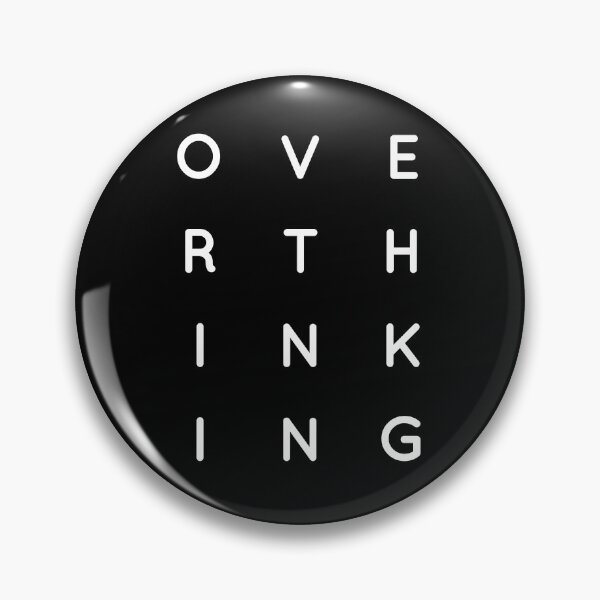 Item preview, Overthinking black and white designed and sold by Thought2reality.