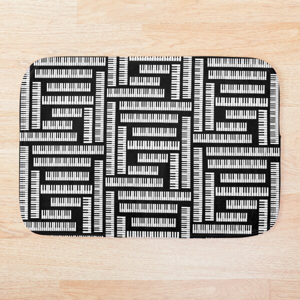 Aperçu de l'œuvre Motif des touches du piano créée et vendue par BartholGraphics.