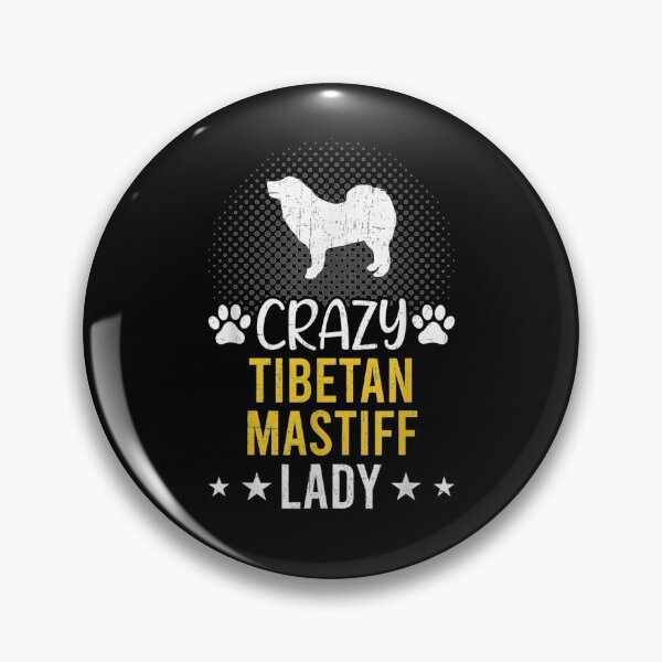 Item preview, Crazy Tibetan Mastiff Lady Dog Lover  designed and sold by dannareyansh.