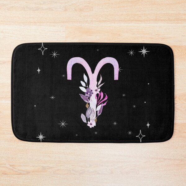 Item preview, Aries Zodiac Sign Watercolour Flowers designed and sold by LadyZodiac.