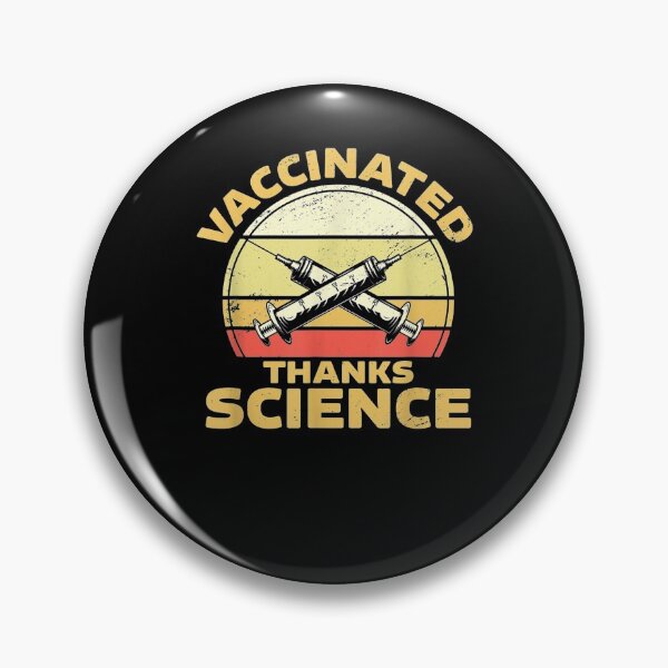 Item preview, Vaccinated Thanks Science Vaccinated 2021 Vintage Sunset  designed and sold by dannareyansh.
