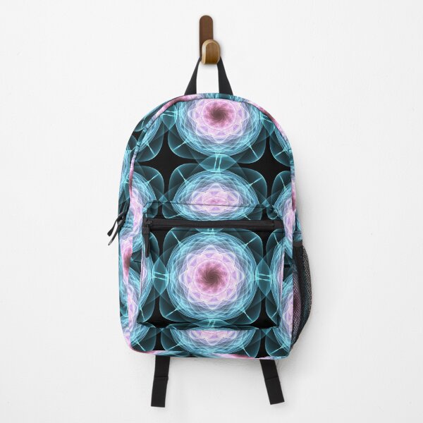 Aperçu de l'œuvre Grille fractale d'oeillet turquoise et rose créée et vendue par BoundedChaos.
