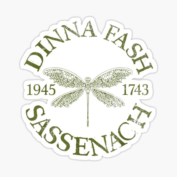 Aperçu de l'œuvre Dinna Fash Sassenach Libellule Outlander Design Vert créée et vendue par dannareyansh.