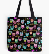 funky owls Tote Bag