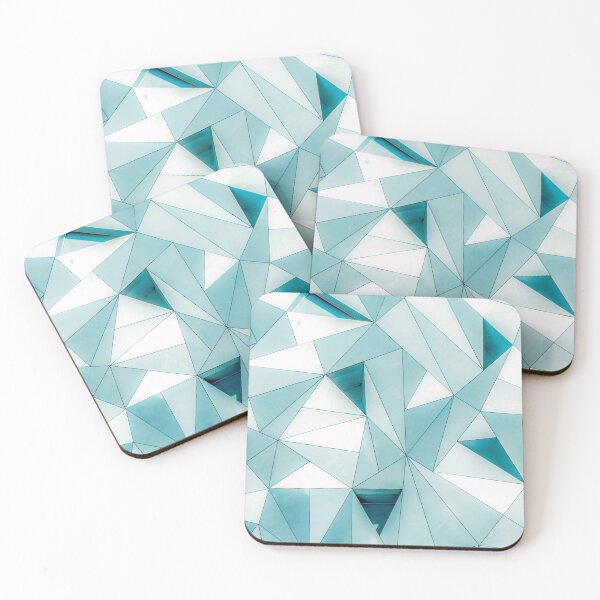 Item preview, Abstract triangle geometic pattern mask   designed and sold by JD369.