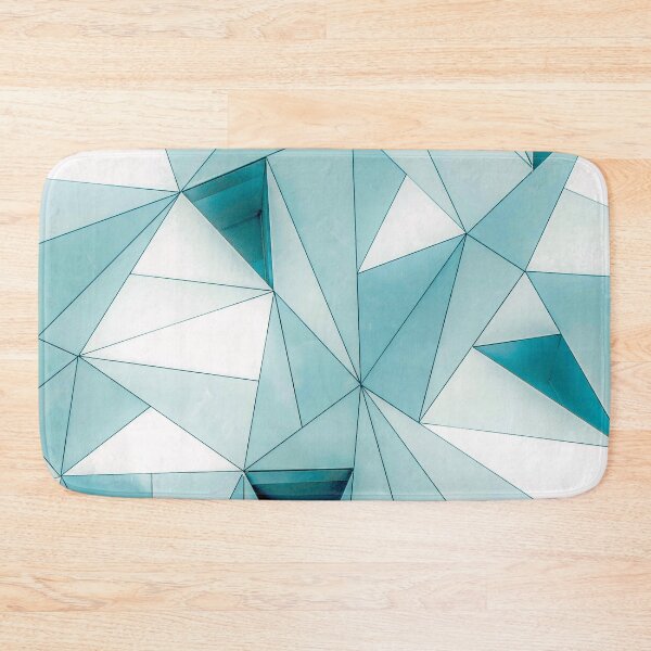 Item preview, Abstract triangle geometic pattern mask   designed and sold by JD369.
