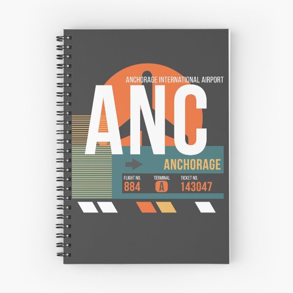 Item preview, Anchorage, Alaska (ANC) Airport Code Baggage Tag designed and sold by SLAG-Creative.