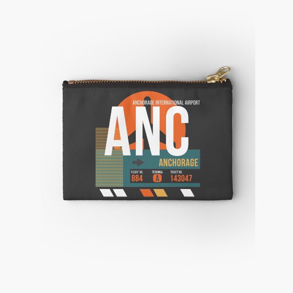 Item preview, Anchorage, Alaska (ANC) Airport Code Baggage Tag designed and sold by SLAG-Creative.