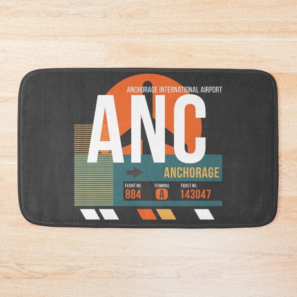 Item preview, Anchorage, Alaska (ANC) Airport Code Baggage Tag designed and sold by SLAG-Creative.