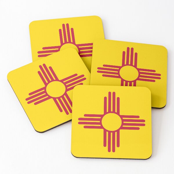 Item preview, The Zia (State Flag of New Mexico) designed and sold by franklinprintco.