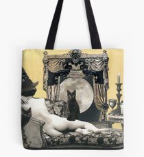 Skyclad Witch with Familiars Tote Bag