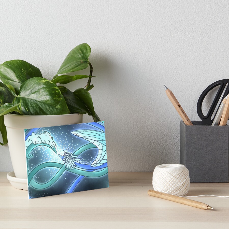 "Illustration: Abzu and Tiamat" Art Board Print by OSPYouTube | Redbubble
