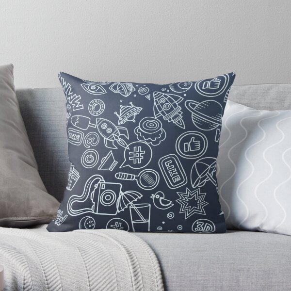 Uneven Pattern Throw Pillow