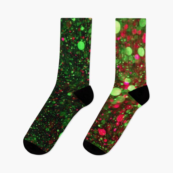 Item preview, Dark Raspberry Red Lime Green Neon Glitter and Sparkle Lights designed and sold by hearthearts.