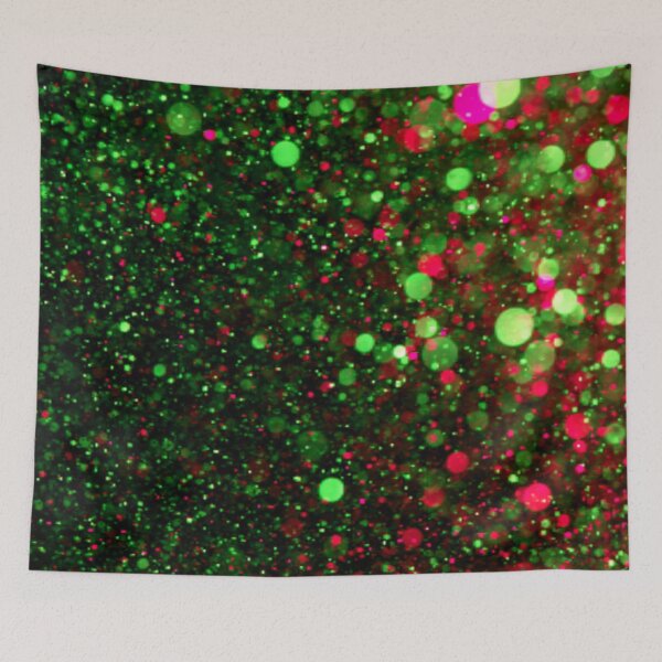 Item preview, Dark Raspberry Red Lime Green Neon Glitter and Sparkle Lights designed and sold by hearthearts.