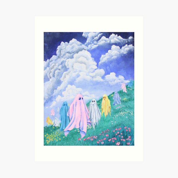 Ghosts on the Hill Art Print