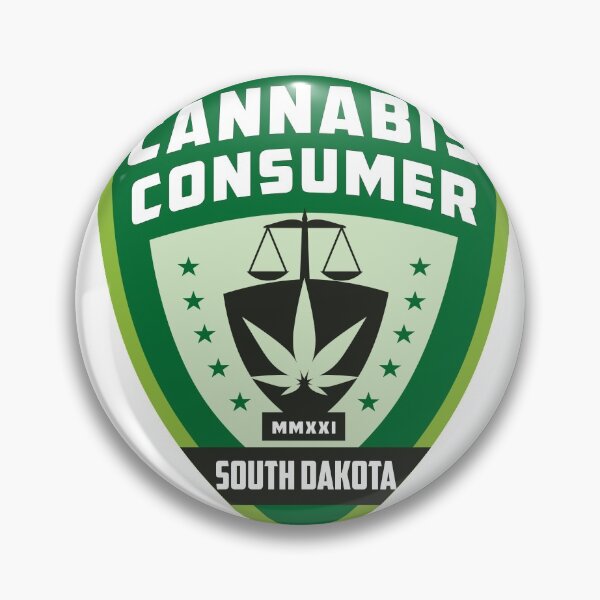 Item preview, South Dakota Legal Cannabis Badge designed and sold by freshartdesigns.