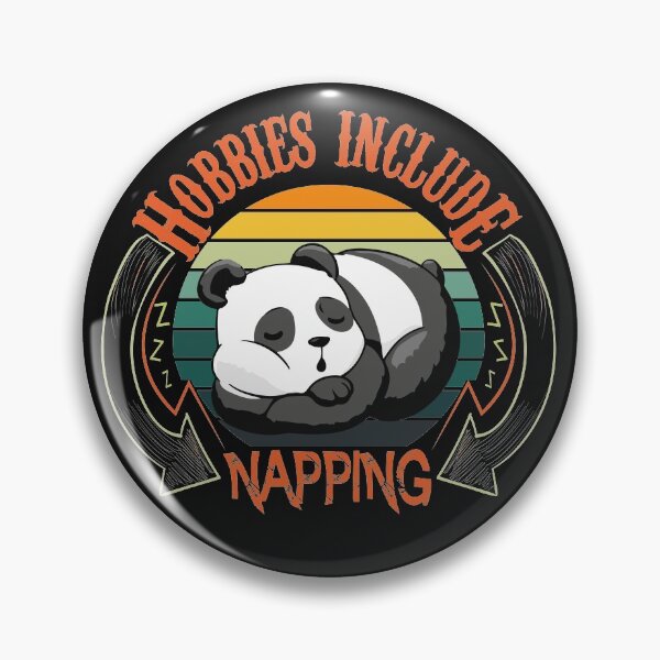Item preview, hobbies include napping, panda nap lover designed and sold by aDevlop25.