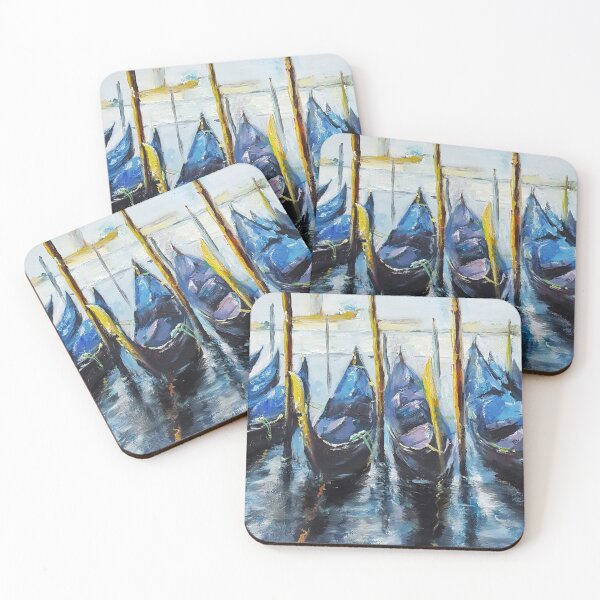 Item preview, Venice Gondolas at Sunrise designed and sold by CarlaTheeArtist.
