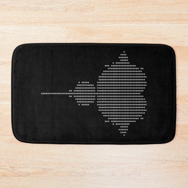 Item preview, Original Mandelbrot (Replica) White on Black II  designed and sold by Rupert Russell.