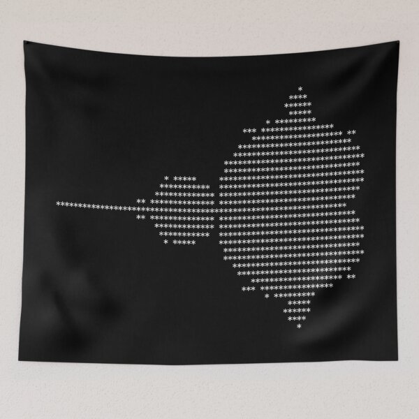 Item preview, Original Mandelbrot (Replica) White on Black II  designed and sold by Rupert Russell.