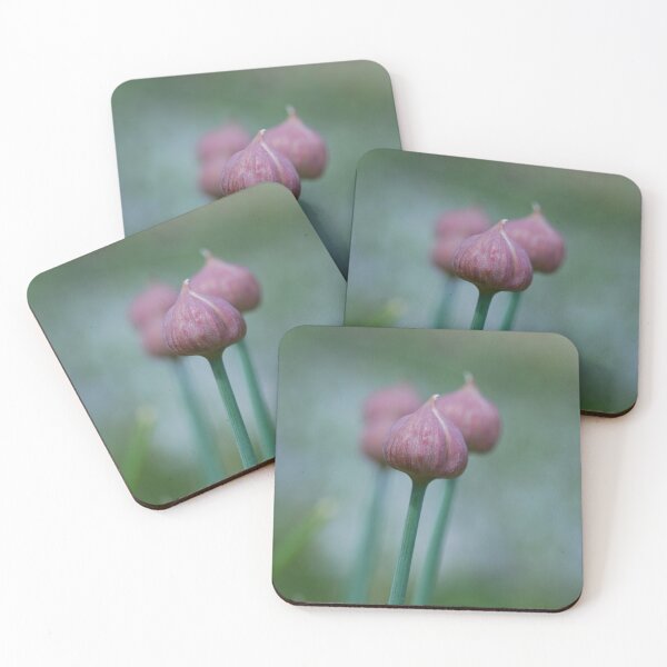 Item preview, Chive flowers in macro view designed and sold by EngineerGoC.