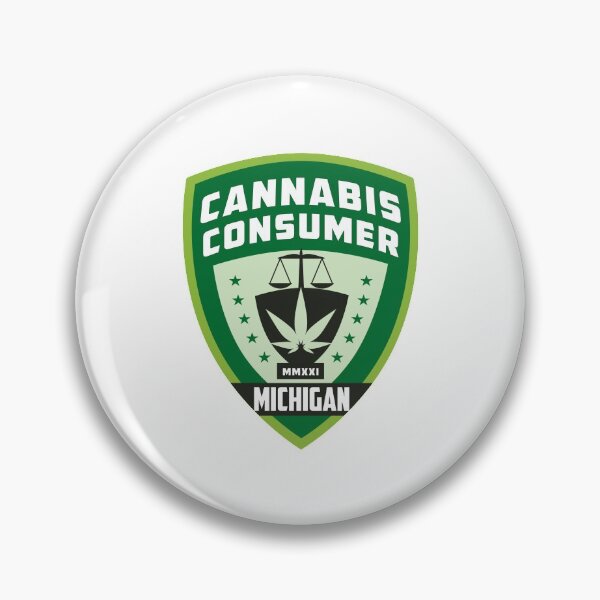Item preview, Michigan Cannabis Badge  designed and sold by freshartdesigns.