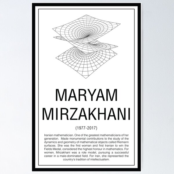 Item preview, Maryam Mirzakhani designed and sold by ThalassaStudios.