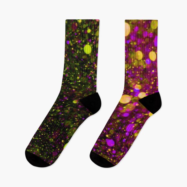 Item preview, Dark Fuchsia Pink Magenta Purple Citrus Yellow Neon Glitter and Sparkle Lights designed and sold by hearthearts.