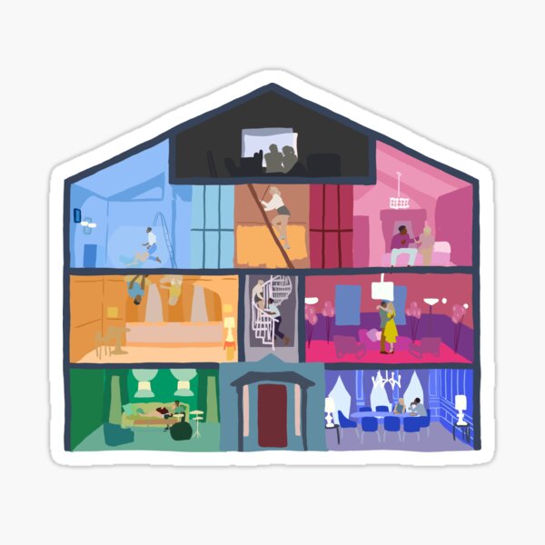 Lover House Sticker