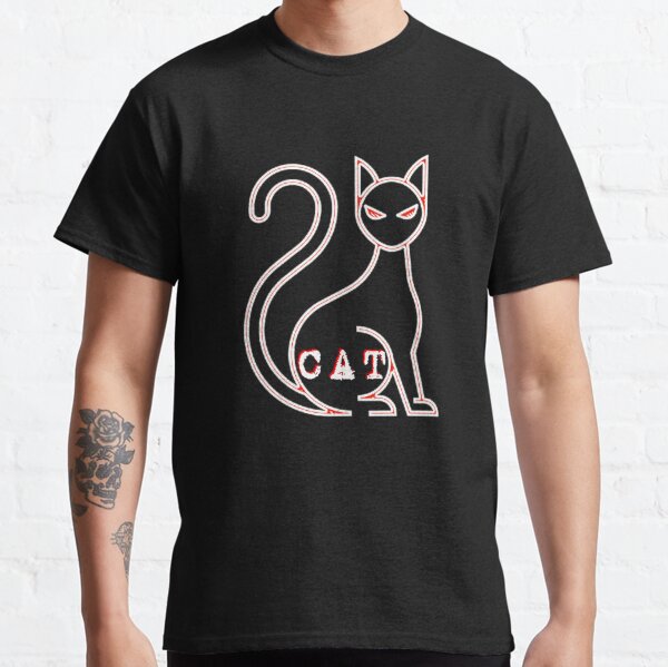 WEISSE KATZE - KATZE WEISSE - CHAT BLANC - BLANC CHAT - WEISSE ROTE KATZE - ROTE KATZE Classic T-Shirt