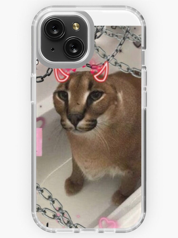  iPhone 14 Big Floppa Meme Cat Case : Cell Phones & Accessories