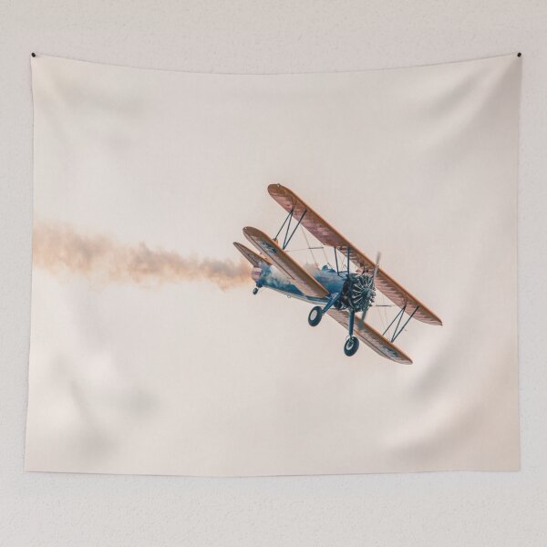 Item preview, Retro Vintage Sky Bi-Plane designed and sold by Alladin7.