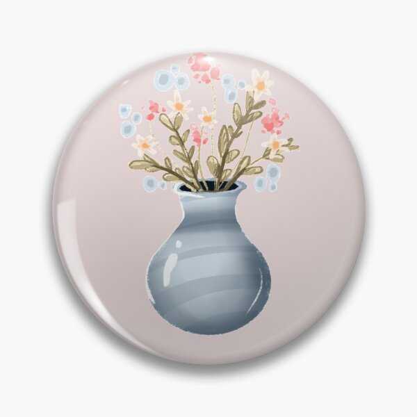 Item preview, cute potted flowers pattern designed and sold by HibiscusHeron.