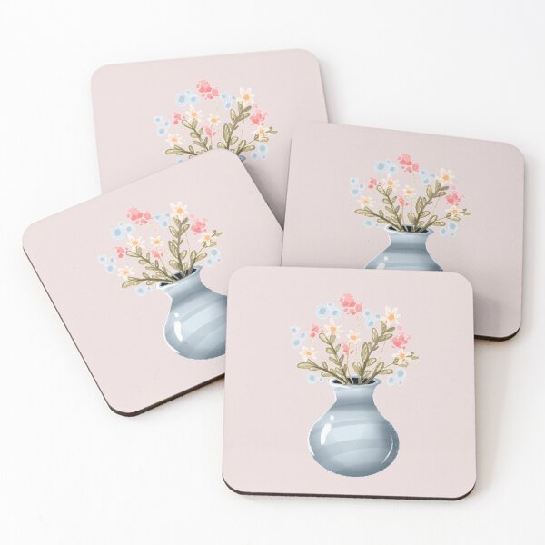 Item preview, cute potted flowers pattern designed and sold by HibiscusHeron.