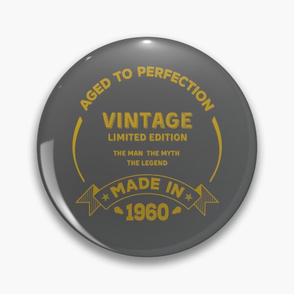 Item preview, Born in 1960 Birthday Gift Ideas designed and sold by R&BApparel.