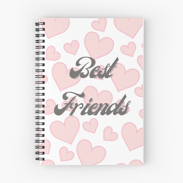 Item preview, Best Friends pink hearts designed and sold by Shir-designs.