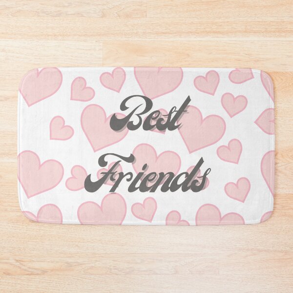 Item preview, Best Friends pink hearts designed and sold by Shir-designs.