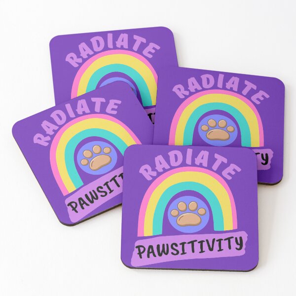 Item preview, Radiate Pawsitivity Organic Rainbow aesthetic designed and sold by Try-It.