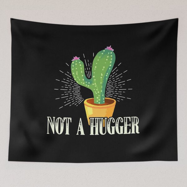 Item preview, Not A Hugger - Cactus Lovers designed and sold by Dressed For  Duty.