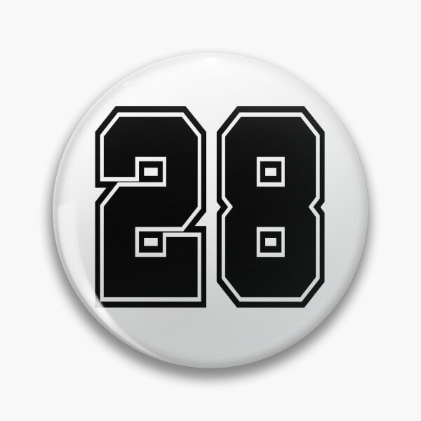 Item preview, 28 shirt number college style number designed and sold by GeogDesigns.