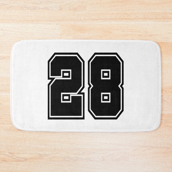 Item preview, 28 shirt number college style number designed and sold by GeogDesigns.
