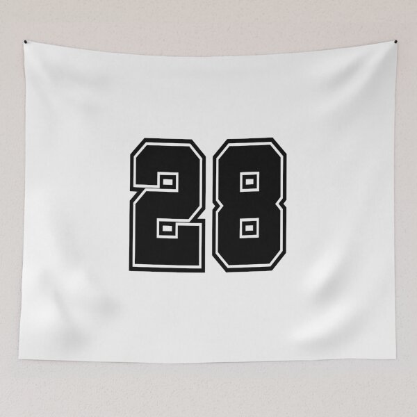Item preview, 28 shirt number college style number designed and sold by GeogDesigns.