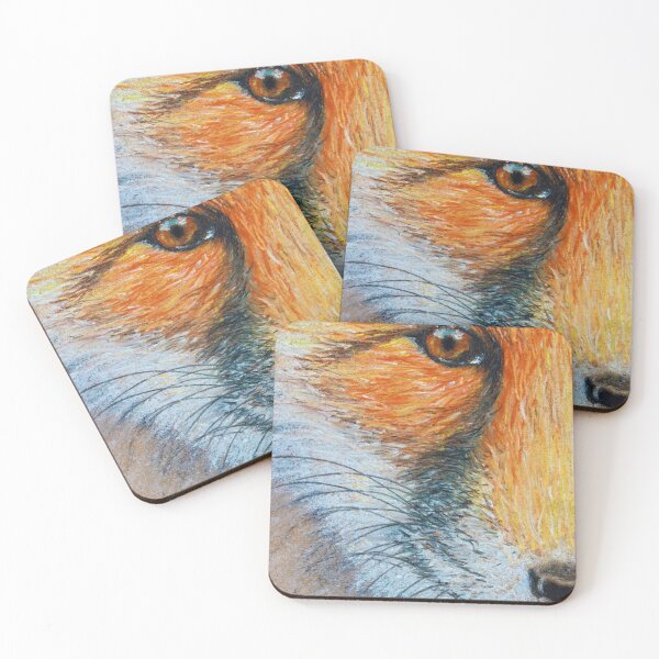 Item preview, Red Fox in Pastel and Ink designed and sold by Morag McMillan  Wilson Art.